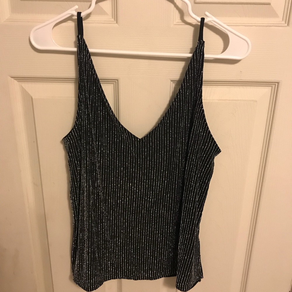 Sparkly striped H&M tank